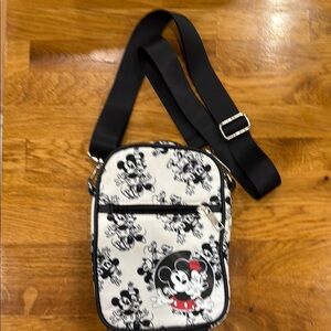 Disney Mickey Mouse Black and Cream Crossbody Bag